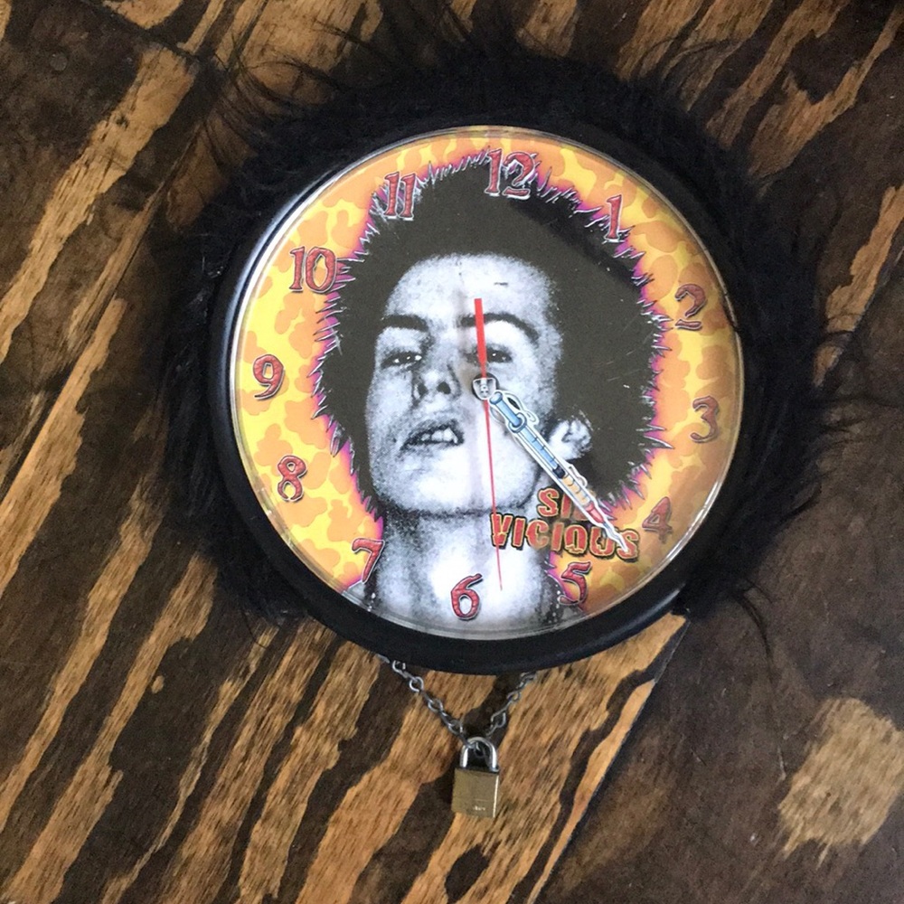 Rare Sid Vicious clock